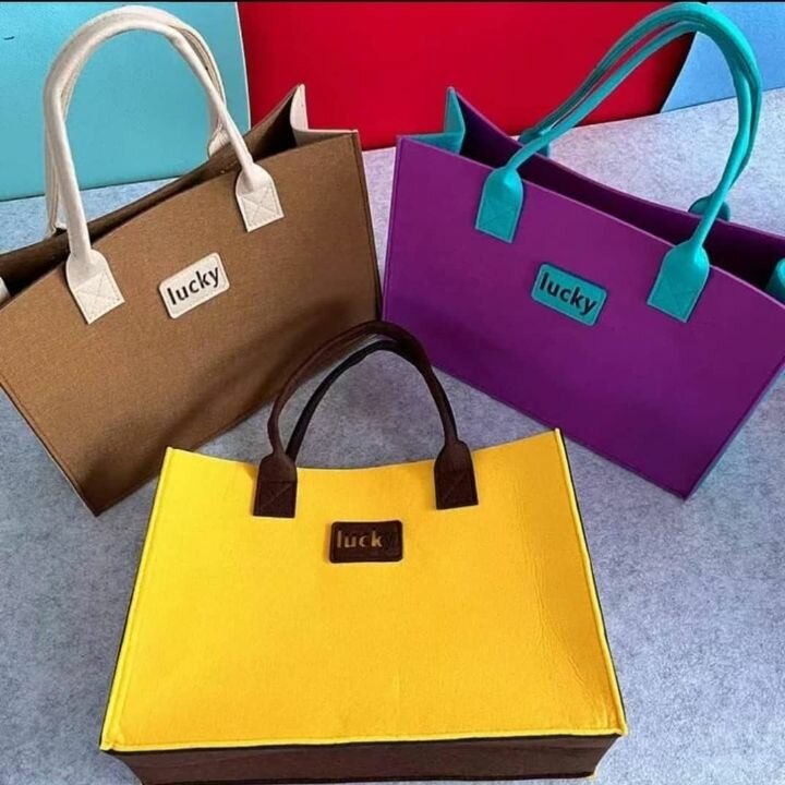 Sac à main fourre-tout en tissu élégant
