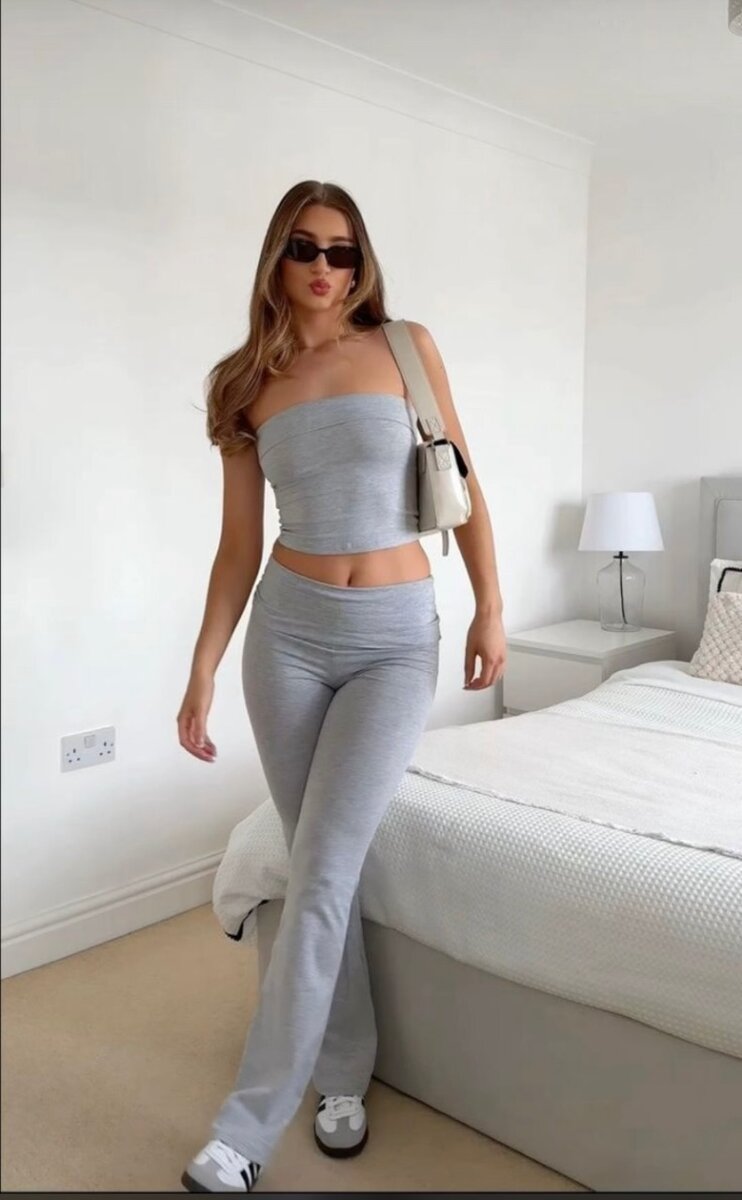 Ensemble femme gris