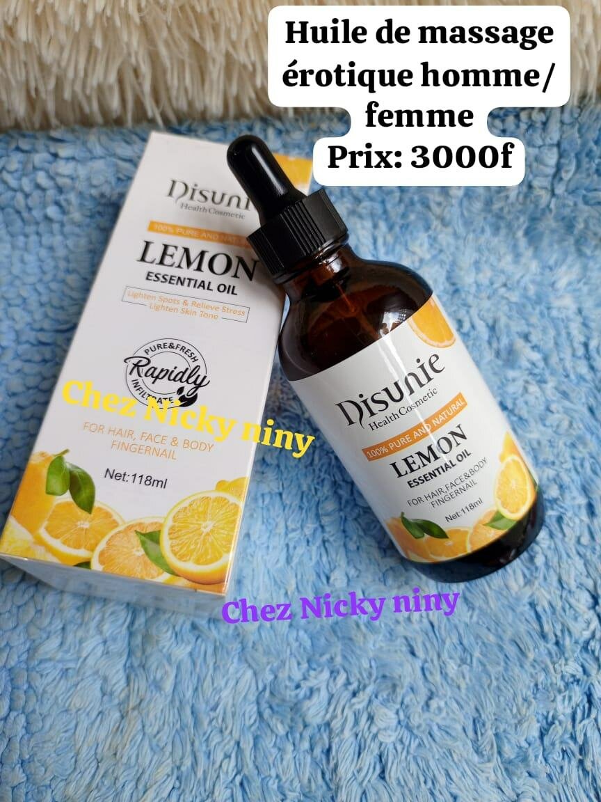 Huile de massage erotique