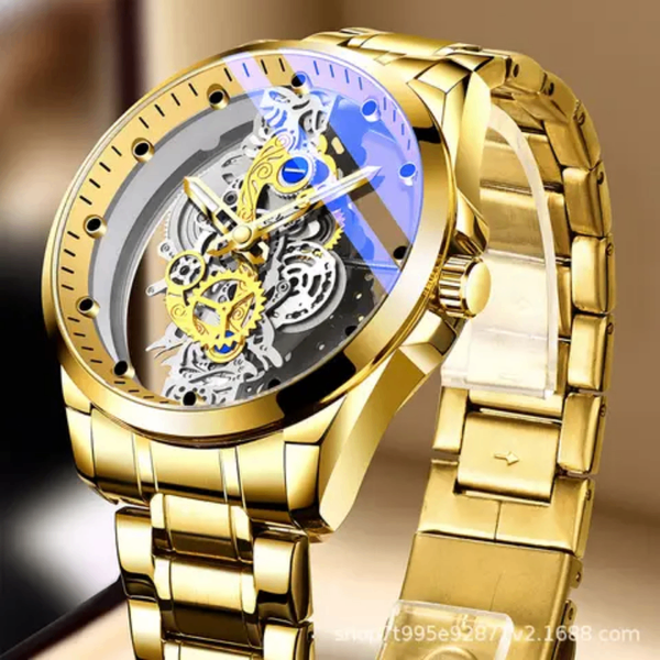 Montre automatique mécanique luxe
