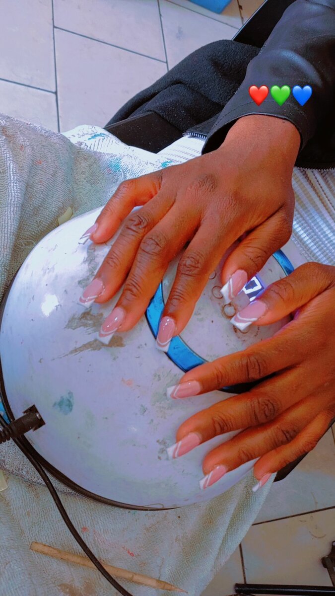 Gel, acrylics nails