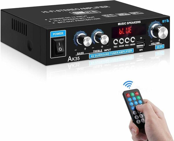 Hifi stereo amplifier with Bluetooth and fm