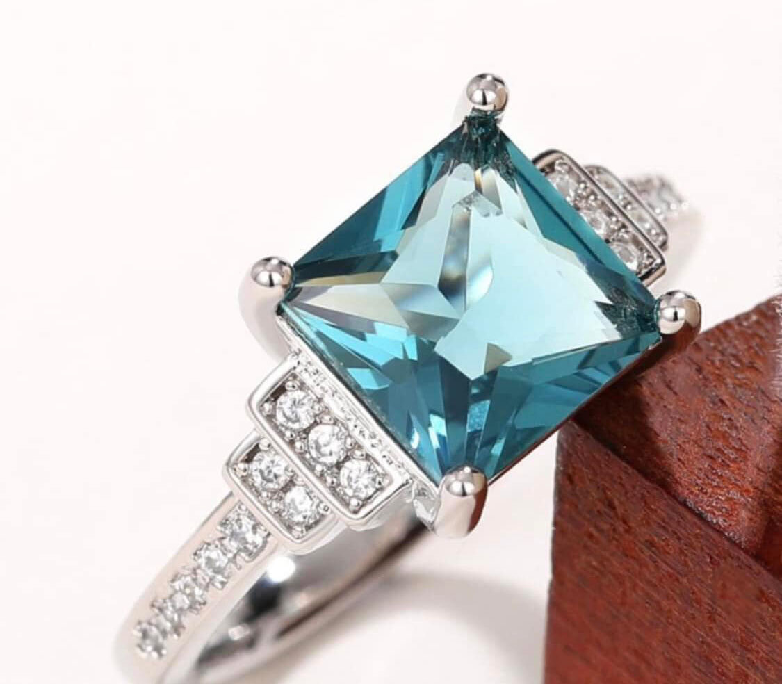 Silver plated ring