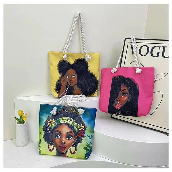 Sacs cabas illustrés tendance