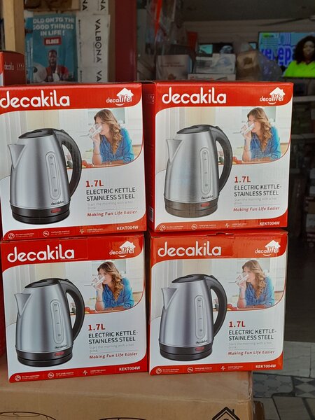 Decakila durable electric kettle (stainless)