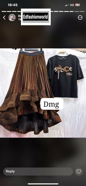 Skirt and top