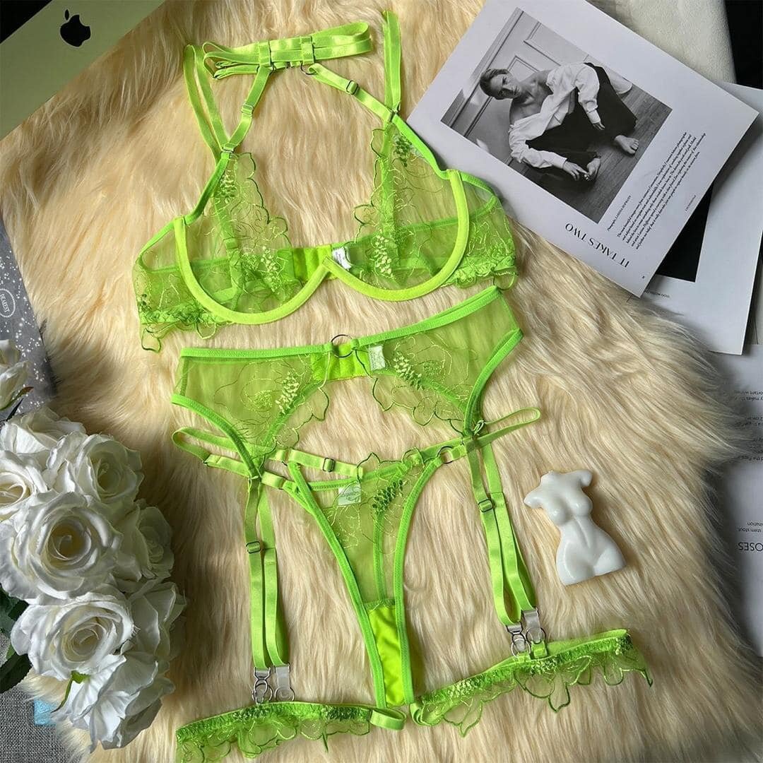 3 piece lingerie
