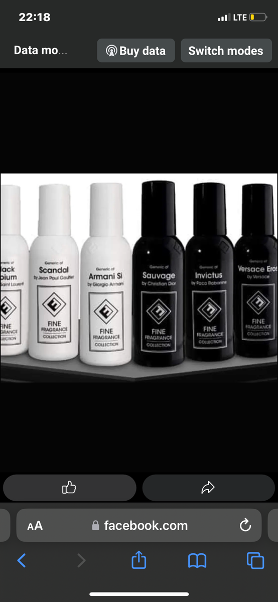 Designer perfume