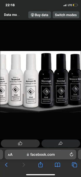 Designer perfume