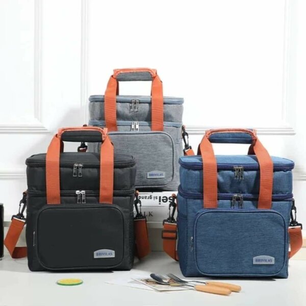 Double decker lunchbags