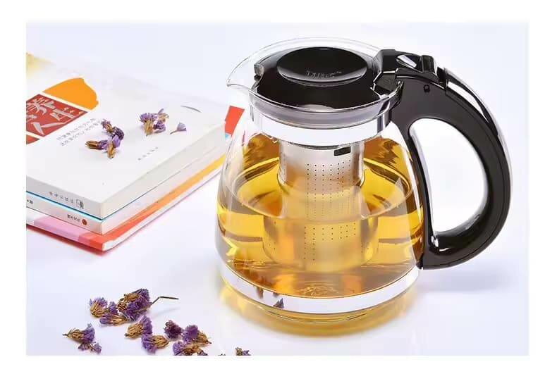 Théière en verre véritable