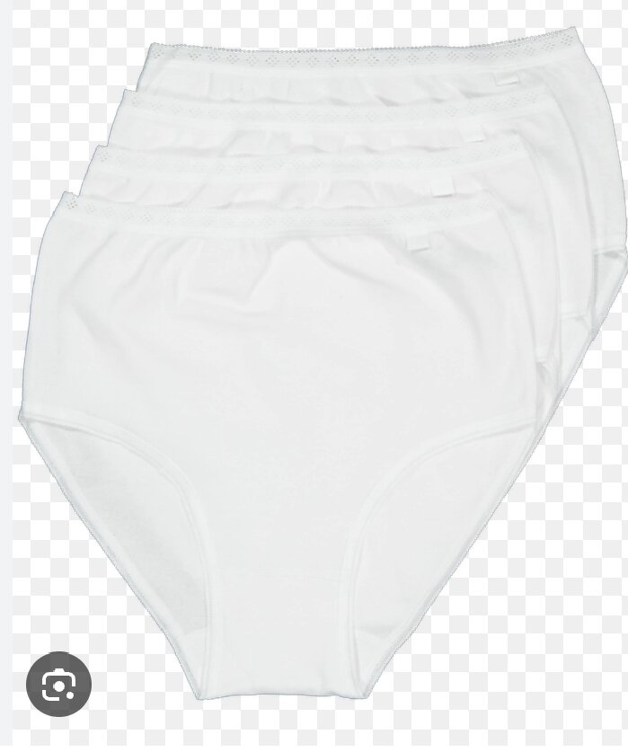 Lot de Culottes Blanches Confort