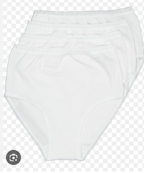 Lot de Culottes Blanches Confort