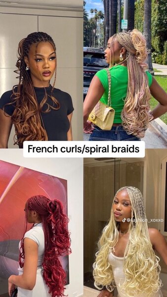 Spiral curls
