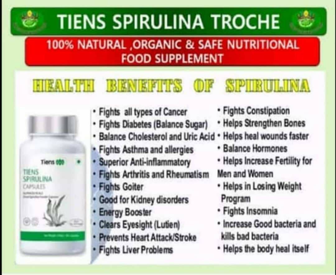 Tiens Spirulina Supplements