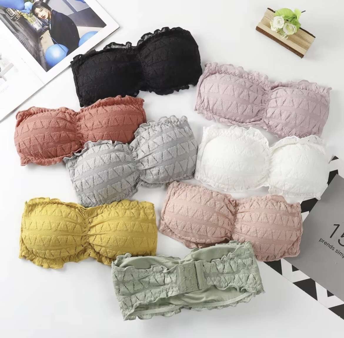 Strapless bra
