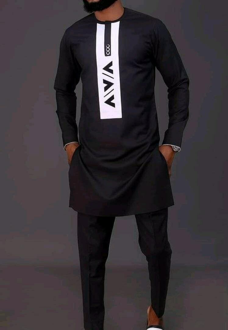 Tunique pour homme manches longues