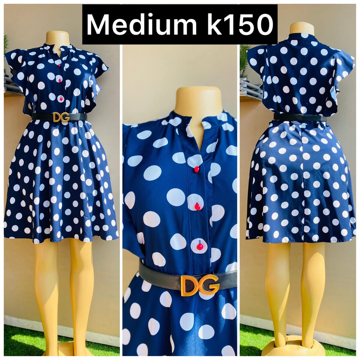 blue dress