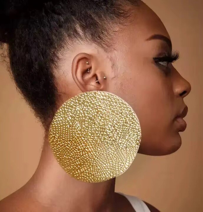 Boucles d'oreilles créoles dorées