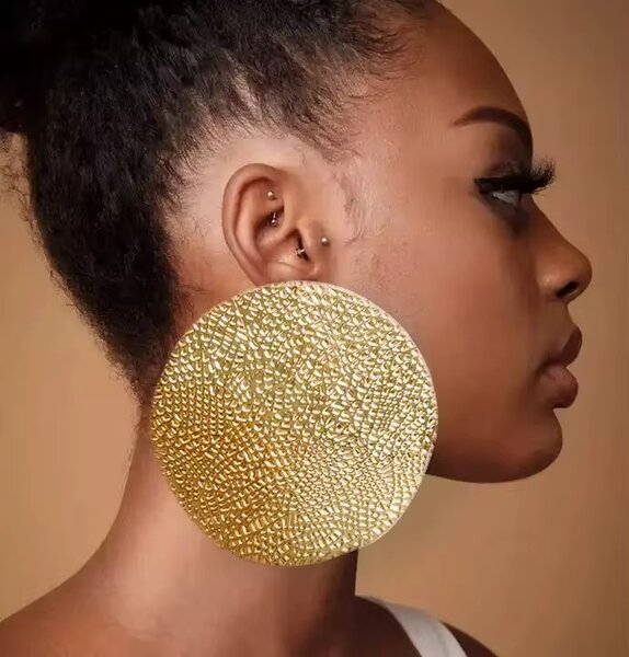 Boucles d'oreilles créoles dorées