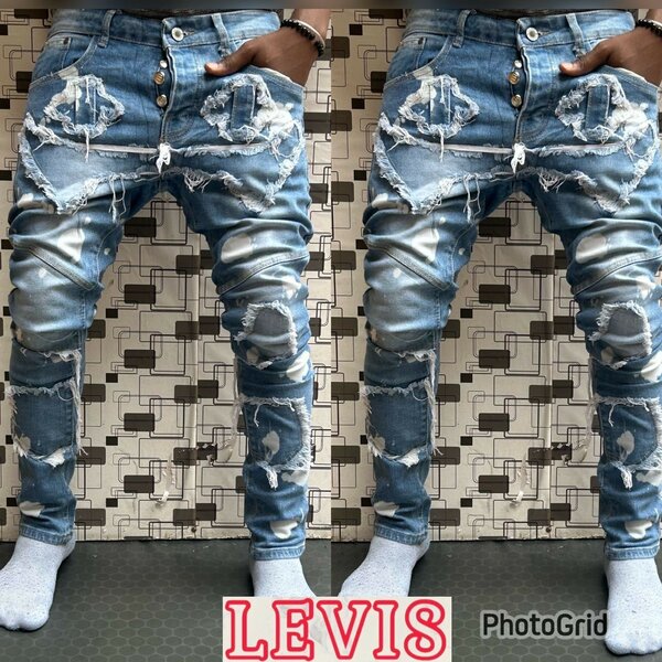 Jeans pantalon bleu