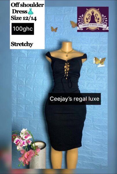 Thrift black dress