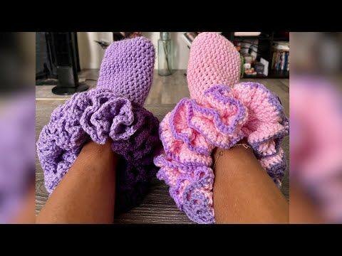 Chaussons Tricotés Ruffles