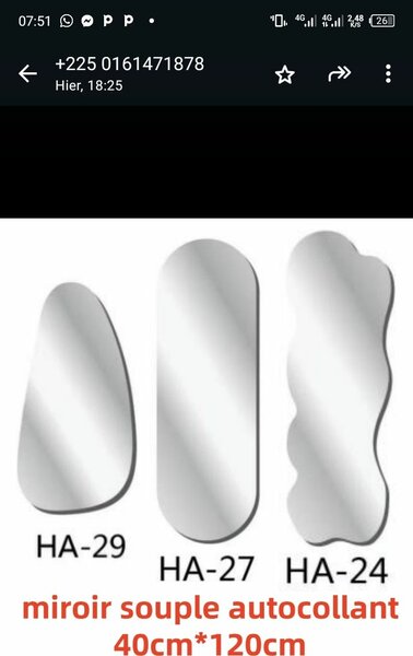 Miroir acrylique