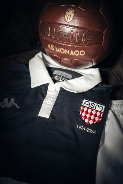Polo à col blanc ASM 1924-2024