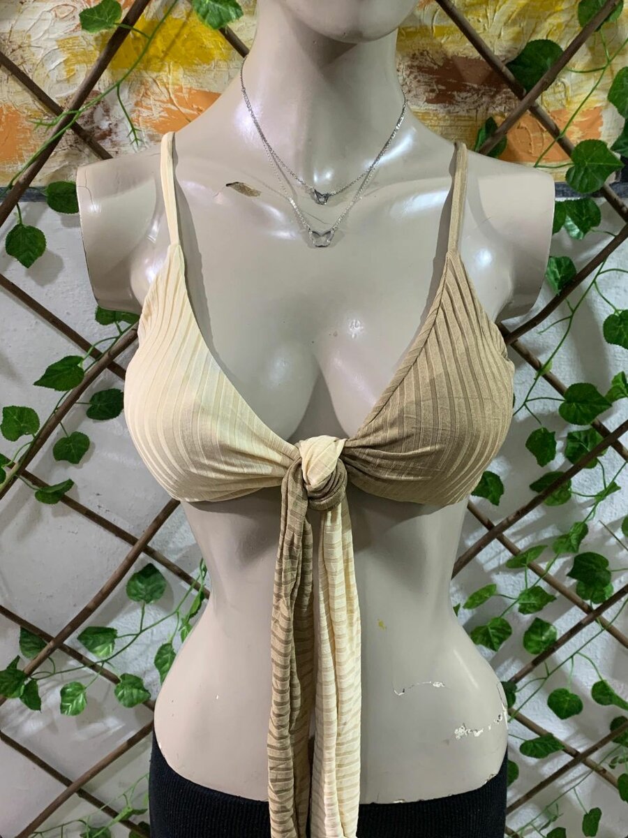 Crop Top marron