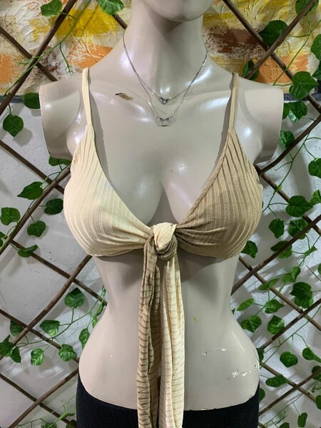 Crop Top marron