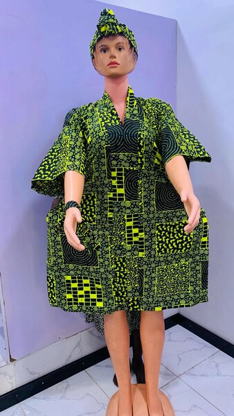 Short Ankara bubu