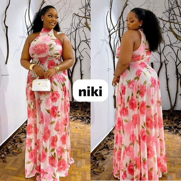 Robe longue florale élégante