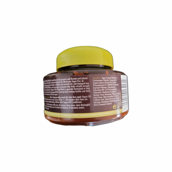 Masque capillaire a base de l'huile d'argan
