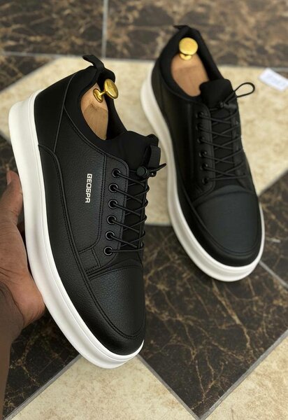 Sneakers en cuir confortables