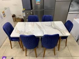 Ensemble de salle à manger élégante 6 places