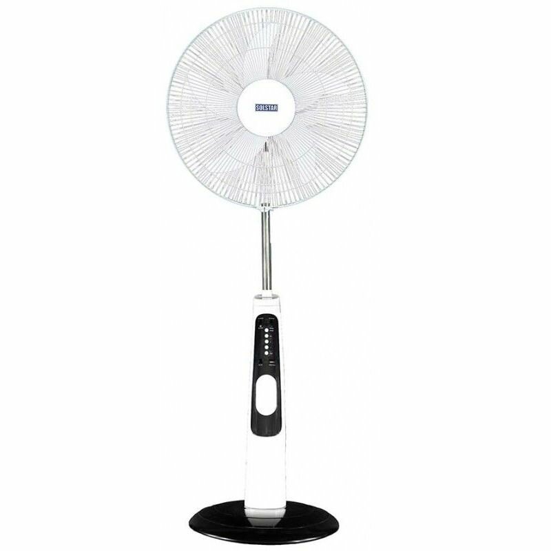 Solstar ventilateur 18 rechargeable avec télécommande