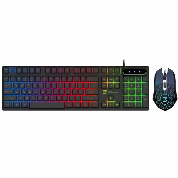 Clavier et souris filaire rétr