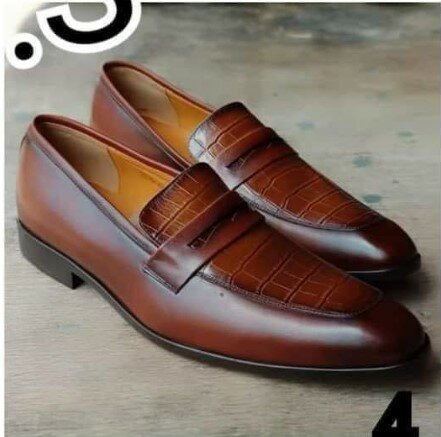 Chaussures pour hommes en cuir élégantes et de haute qualité