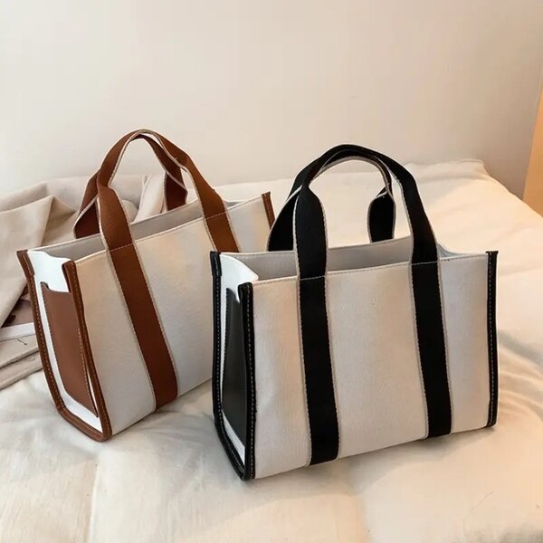 Sac fourre-tout en toile élégante