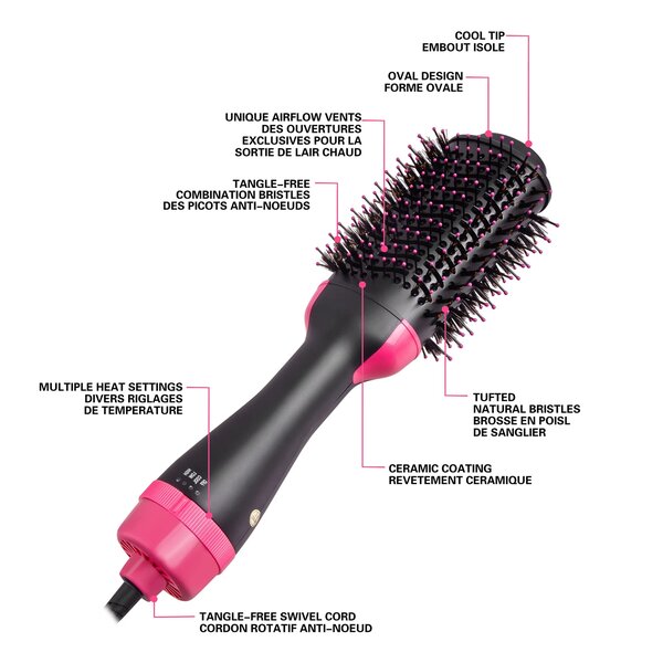 Dryer straightener curler