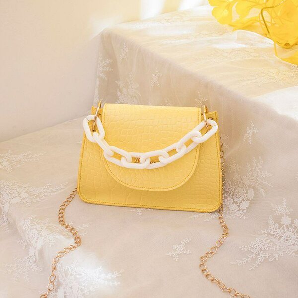 Sac à main Twist jaune