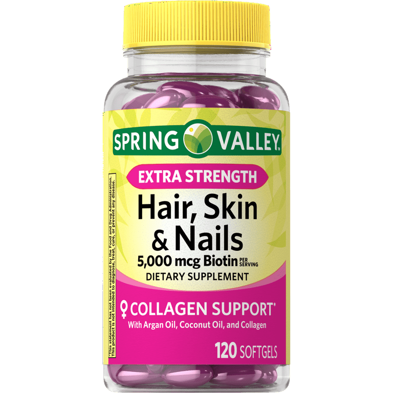 Spring Valley skin, hair, & nails capsules