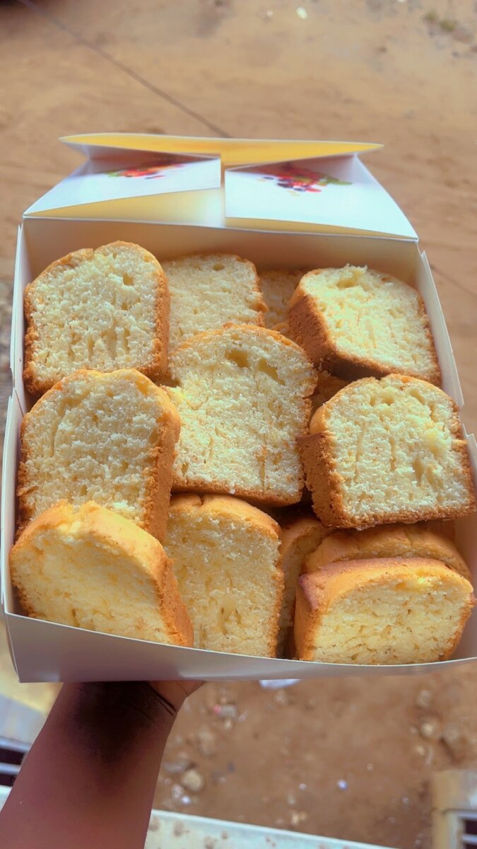 22 tranches de cake