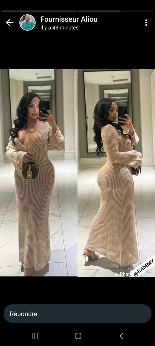 Chic robe dame
