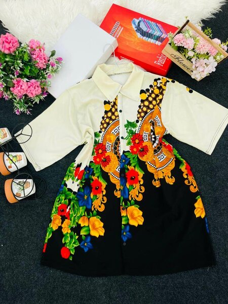 Vintage crepe shirt