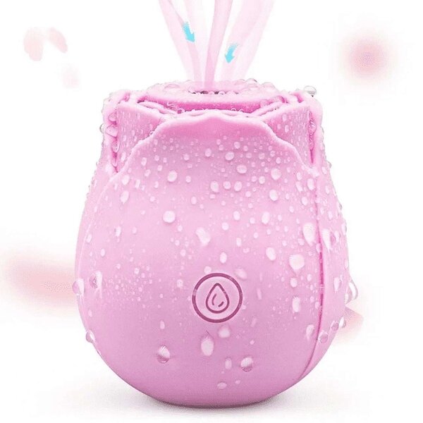 Rose Sucking Vibrator Pink