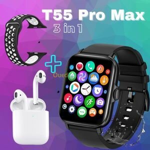 Smartwatch Montre Connectée Tactile Et Waterproof Pour Homme Et Femme Avec écouteur Offert