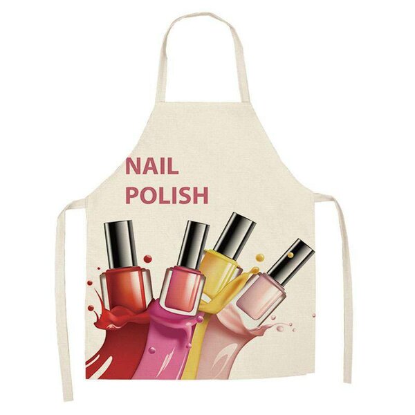 Tabliers à motif maquillage