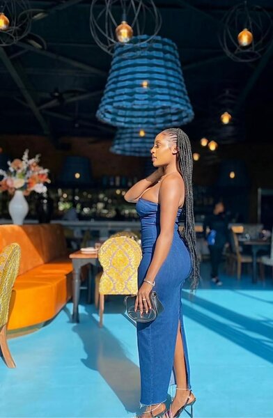 Denim dress